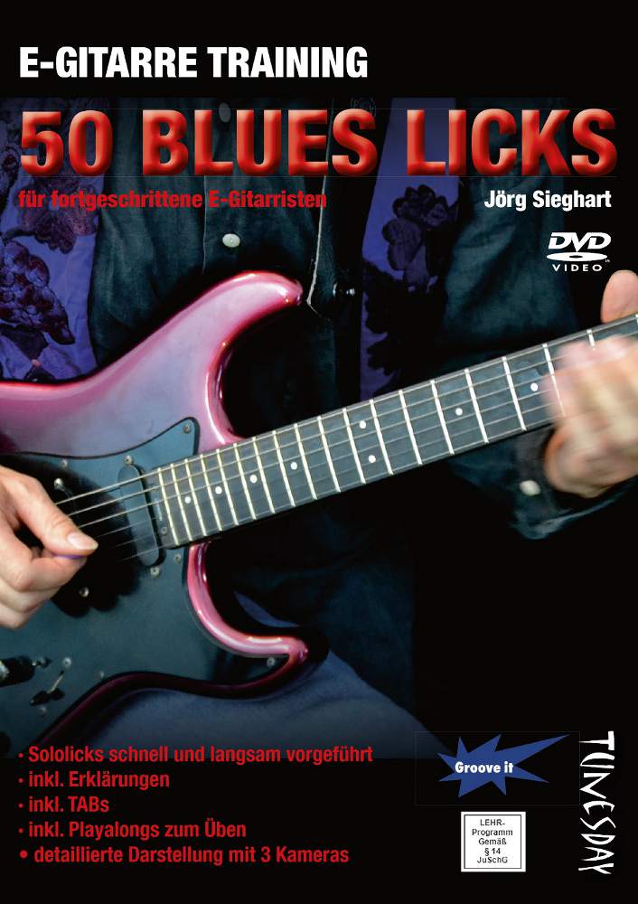 E-Gitarre Training - 50 Blues Licks (Lehr-DVD)